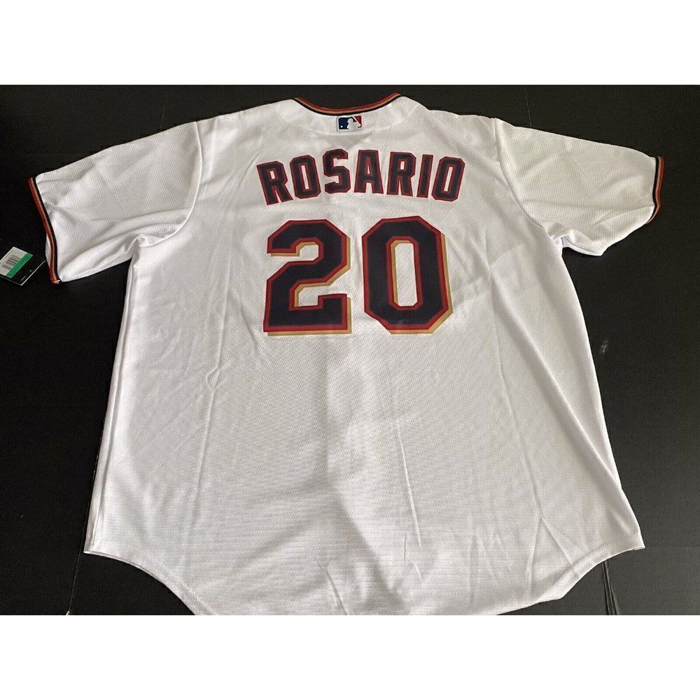 Nike MLB Minnesota Twins Eddie Rosario #20‎ White Jersey Men’s Size XL NEW